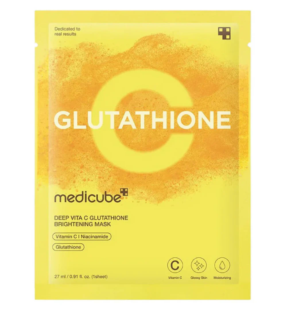 Medicube Deep Vita C Glutathione Brightening Mask