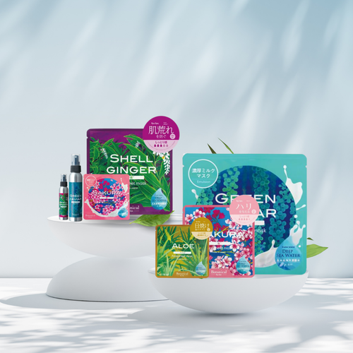 J-Beauty Calming & Firming Ritual | Botanical Mask & Mist Set